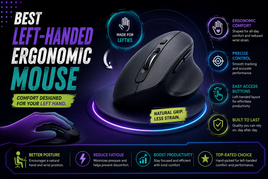 Best Left-Handed Ergonomic Mouse 2026