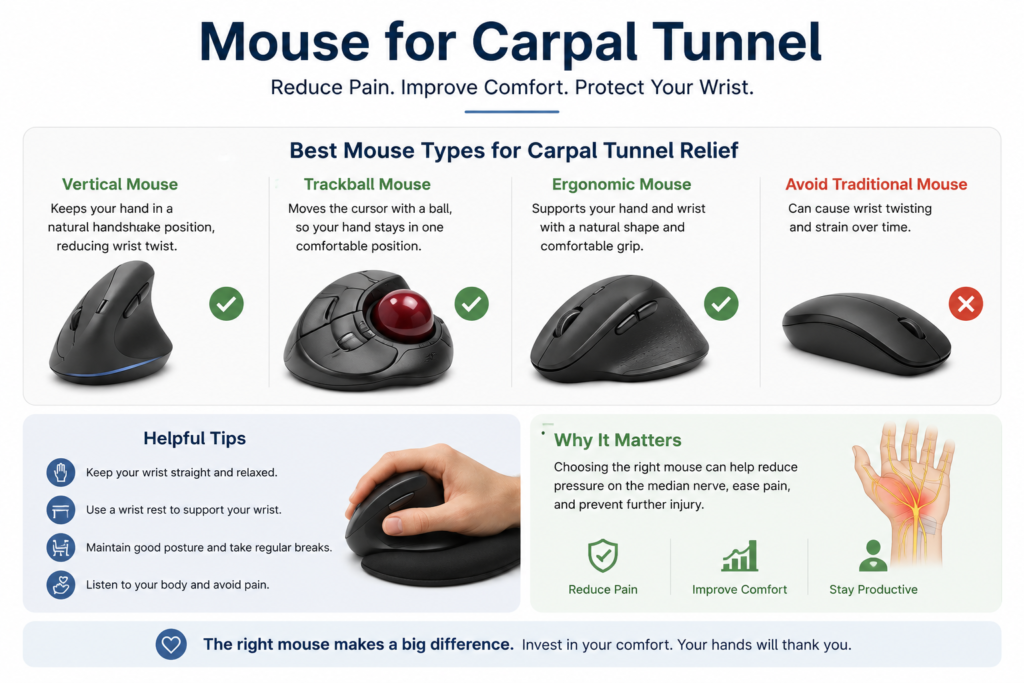Best Mouse for Carpal Tunnel in 2026 – Top Ergonomic Picks for Pain Relief