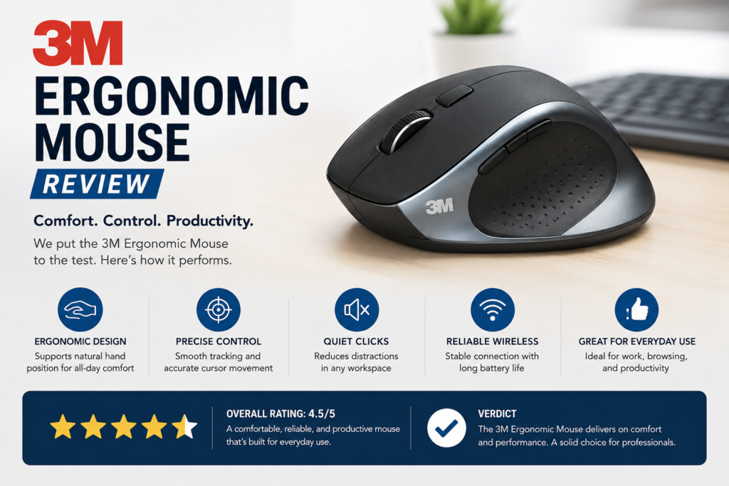 3M Ergonomic Mouse Review — Is the Joystick Design Worth It?